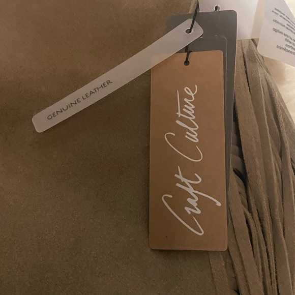 New Parfois XL suede fringe bag - Picture 2 of 11